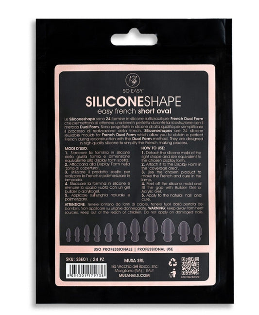 Musa Silicone Shape Easy French Short Oval