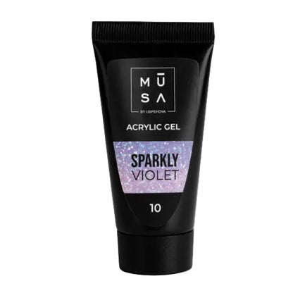 Musa Acrylic Gel Sparkly Violet 10 35 ML - Tube
