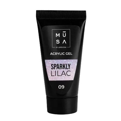 Musa Acrylic Gel Sparkly Lilac 09 35 ML - Tube
