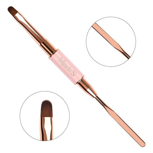 Macks Brush with Spatula No. 6 Pink