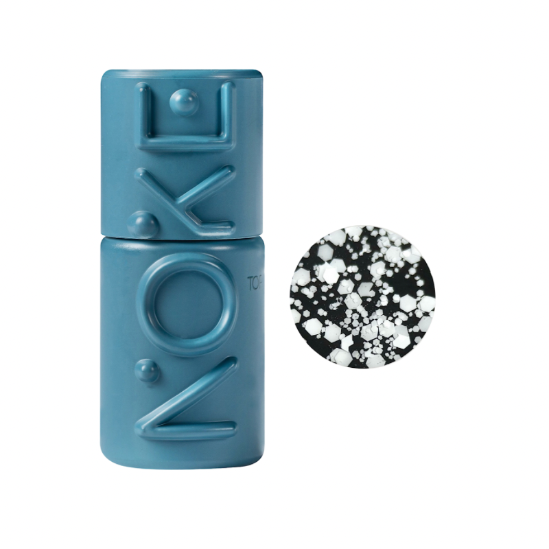 Noke Top Coat White Flakes