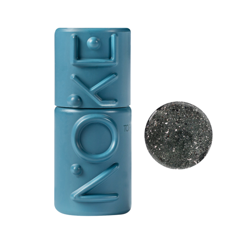 Noke Top Coat Silver Flakes