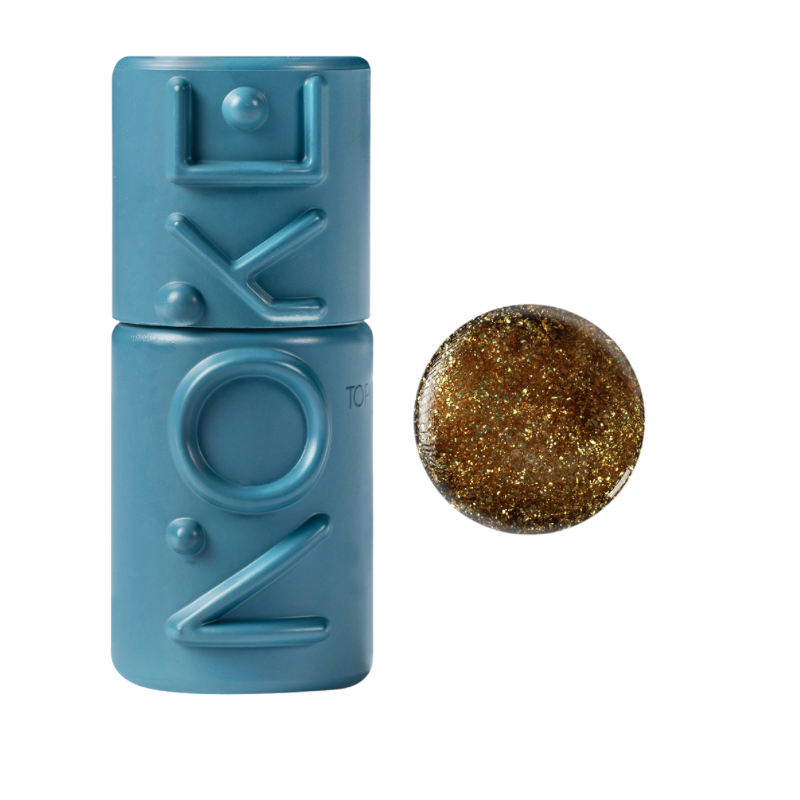 Noke Top Coat Gold Flakes
