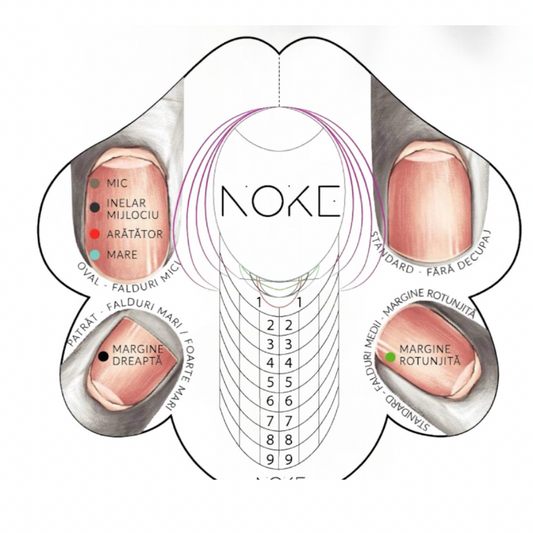Noke Universal Nail Form 100pcs