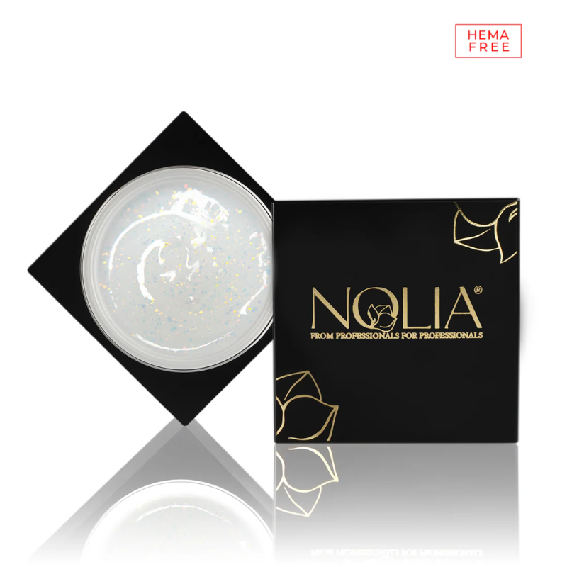 Nolia SparkleSculpt Gel - FIDELITY WHITE- HEMA FREE 50g