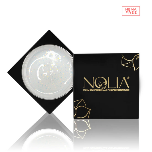 Nolia SparkleSculpt Gel - FIDELITY WHITE- HEMA FREE 50g