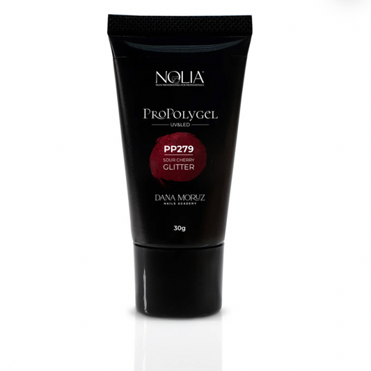 Nolia ProPolygel PP279 – SOUR CHERRY GLITTER 30g
