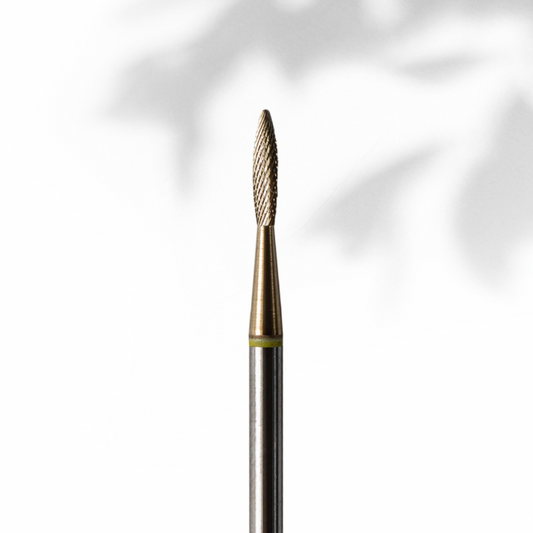NOKE CARBIDE GOLD FLAME SHAPE 0.18 MM