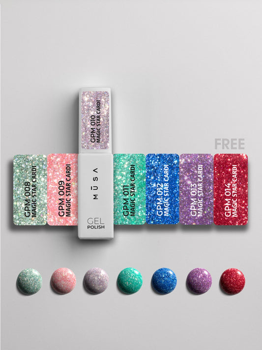 Musa Magic Star Cardi Gel Polish Collection