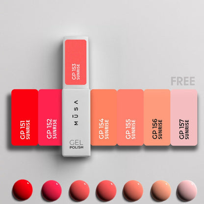 Musa Sunrise Gel Polish Collection