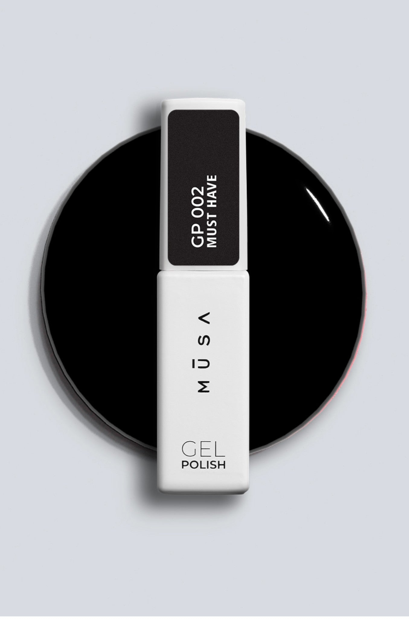 Musa Gel polish 002 black, 7ml