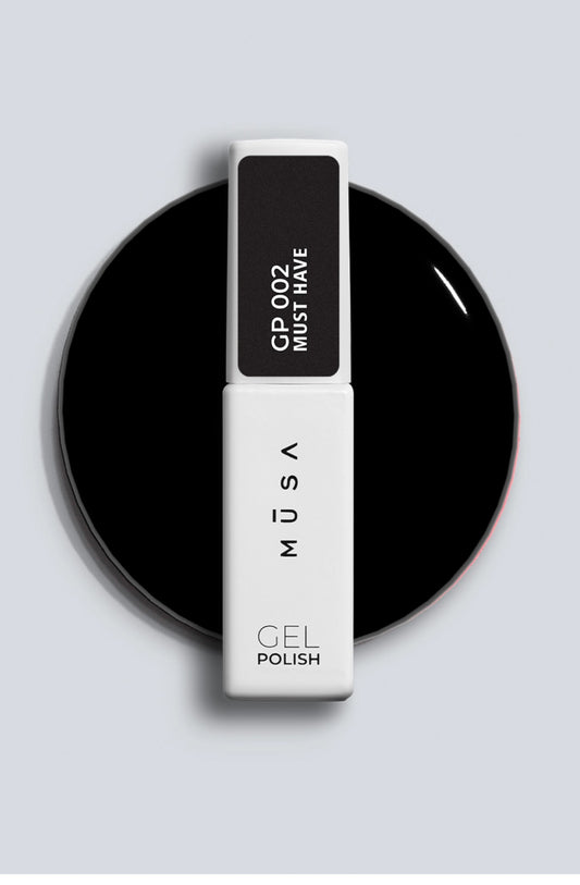 Musa Gel polish 002 black, 7ml