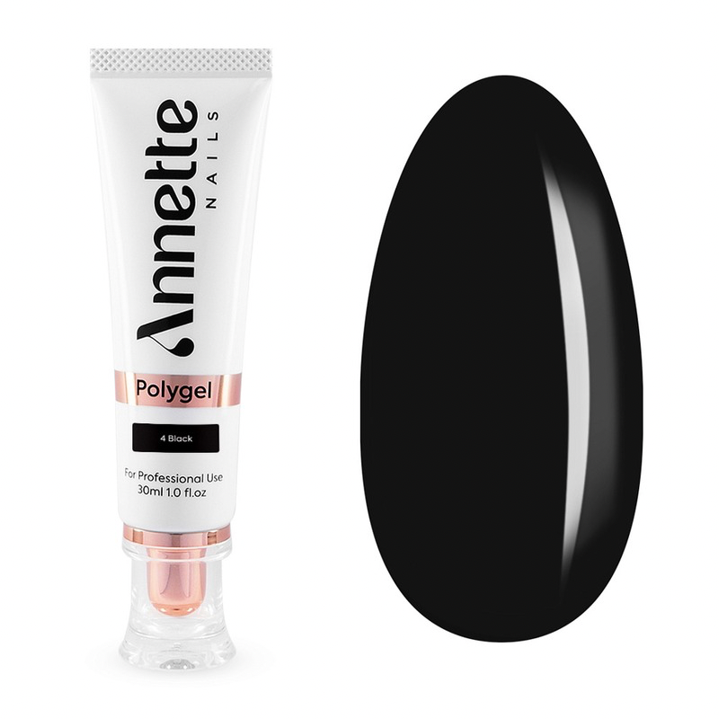 Annette Polygel Cover 4 Black 30ml