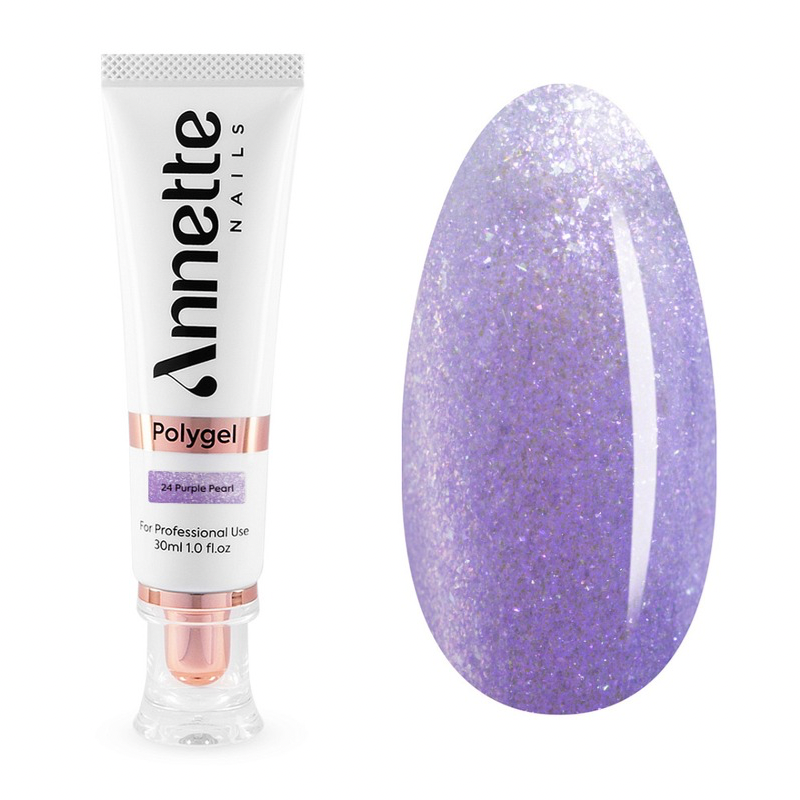 Annette Polygel Pearl 24 Purple 30ml