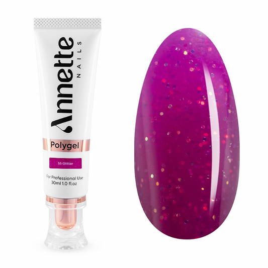 Annette Polygel Glitter 55 30ml
