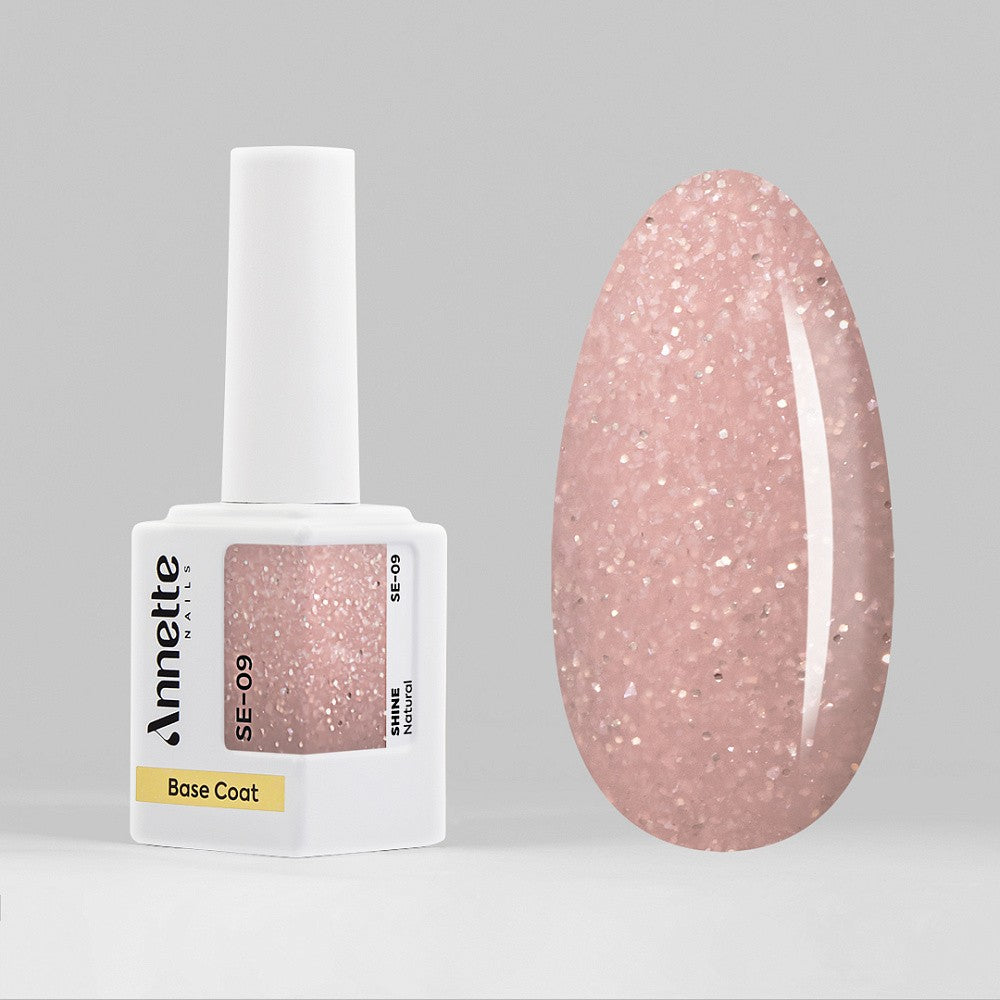 Annette Rubber Base Shine Natural SE-09