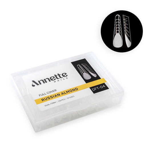 Annette Reusable Tips - Russian Almond Full Cover DFT-04 120pcs