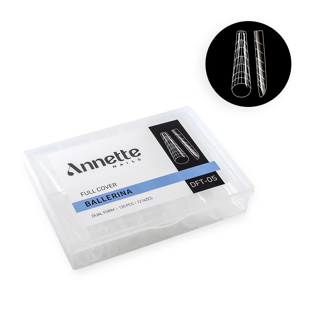 Annette Reusable Tips - Balerina Full Cover DFT-05 120pcs