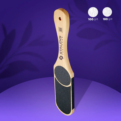 STALEKS Wooden pedicure foot file Beauty & Care 10 Type 3 (100/180 grit) ABC 10/3