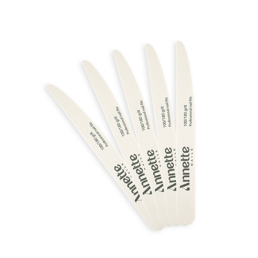 Annette 50pcs Set Nail Wooden File White