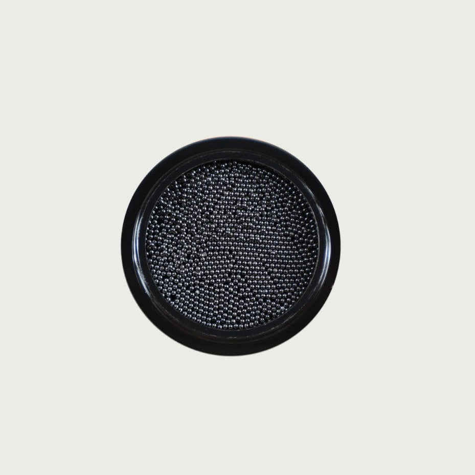 Yas Metal Graphite Beads 0.8