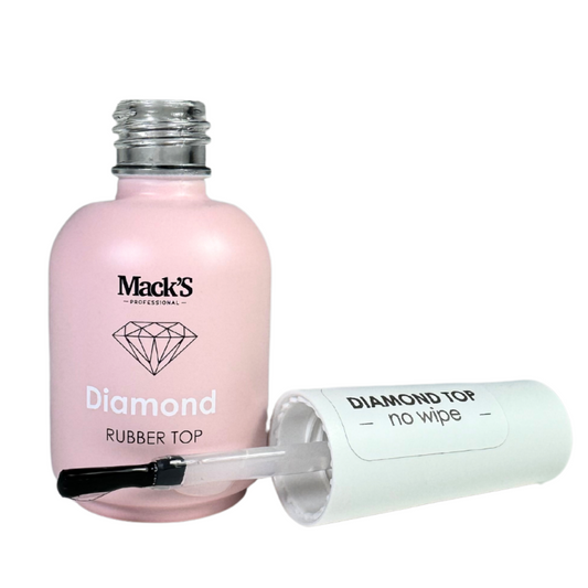 Macks Diamond rubber Top Coat 15ml