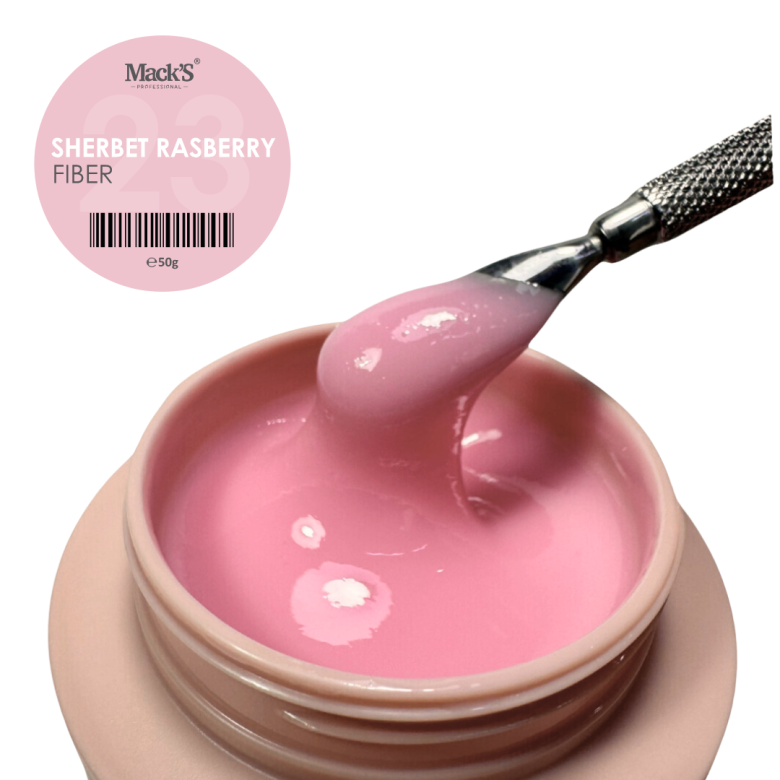 Macks Fiber Sherbet Rasberry 23 / 50g
