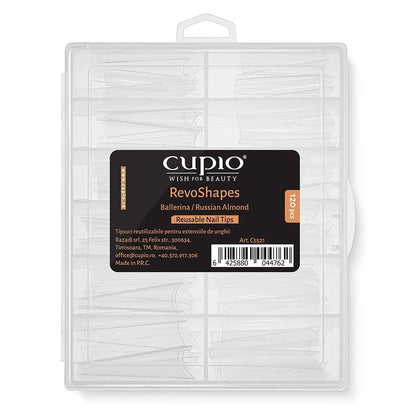 CUPIO Reusable Tips RevoShapes Ballerina/ Russian Almond