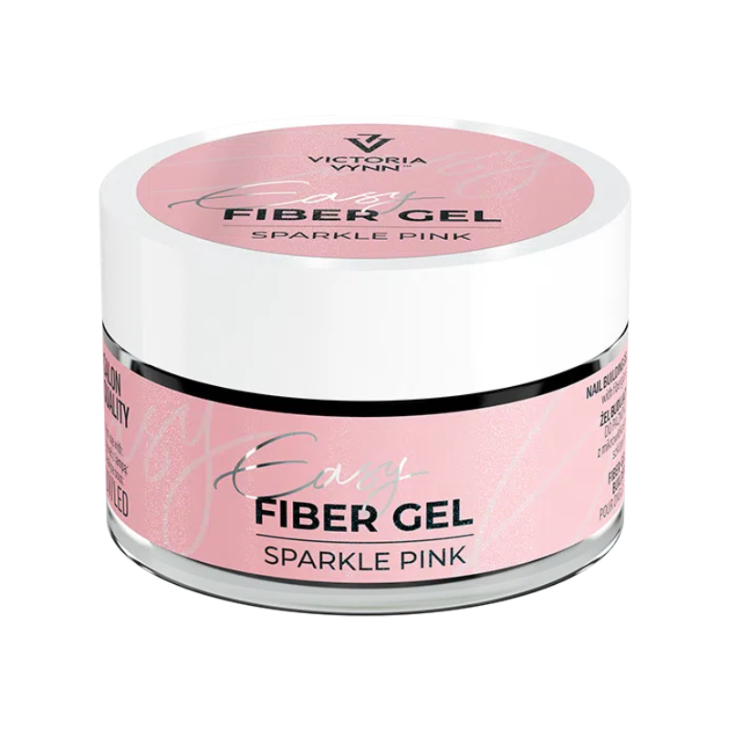V VYNN Easy Fiber Gel Sparkle Pink 15ml