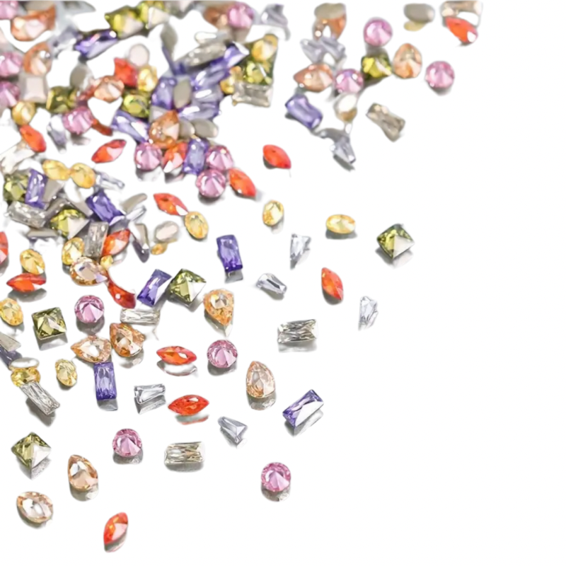 TNMS Mixed color mini crystals