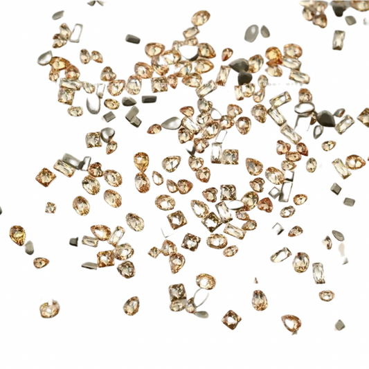 TNMS Champagne color mini crystals