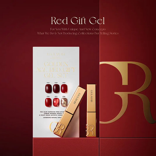 GULAURI Golden age Red gift gel polish collection 6.5ml (73-78)