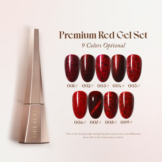 GULAURI Artist series Premium red gel polish collection 13ml