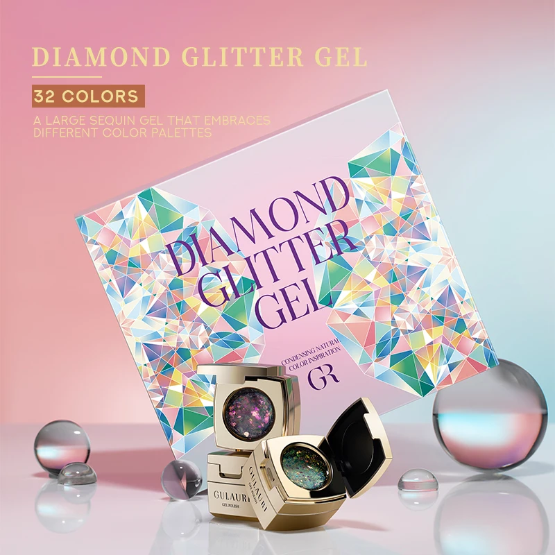 GULAURI Artist series Diamond Glitter gel set, 5g