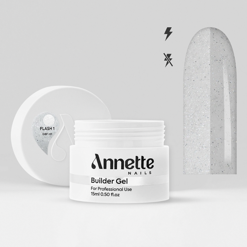ANNETTE NAILS Builder Gel Flash 1 - 15ml GBF-01