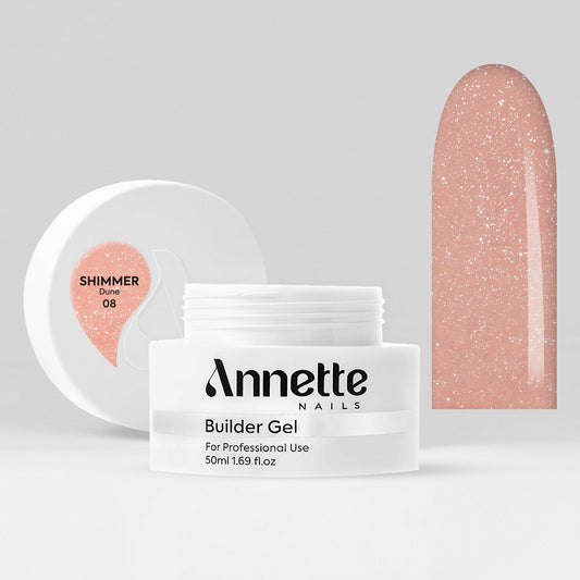 ANNETTE NAILS Builder gel Shimmer Dune 50ml GBS-08-50