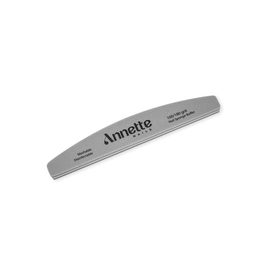 Annette Nails Buffer Halfmoon 100/180 grit