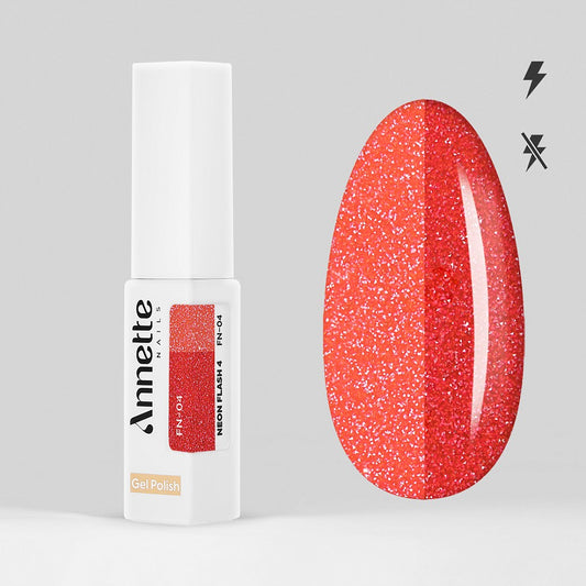 ANNETTE NAILS Gel Polish Neon Flash 4 FN-04 8ml