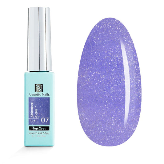 ANNETTE NAILS Top coat Shimmer Color 7 SCT-07 8ml