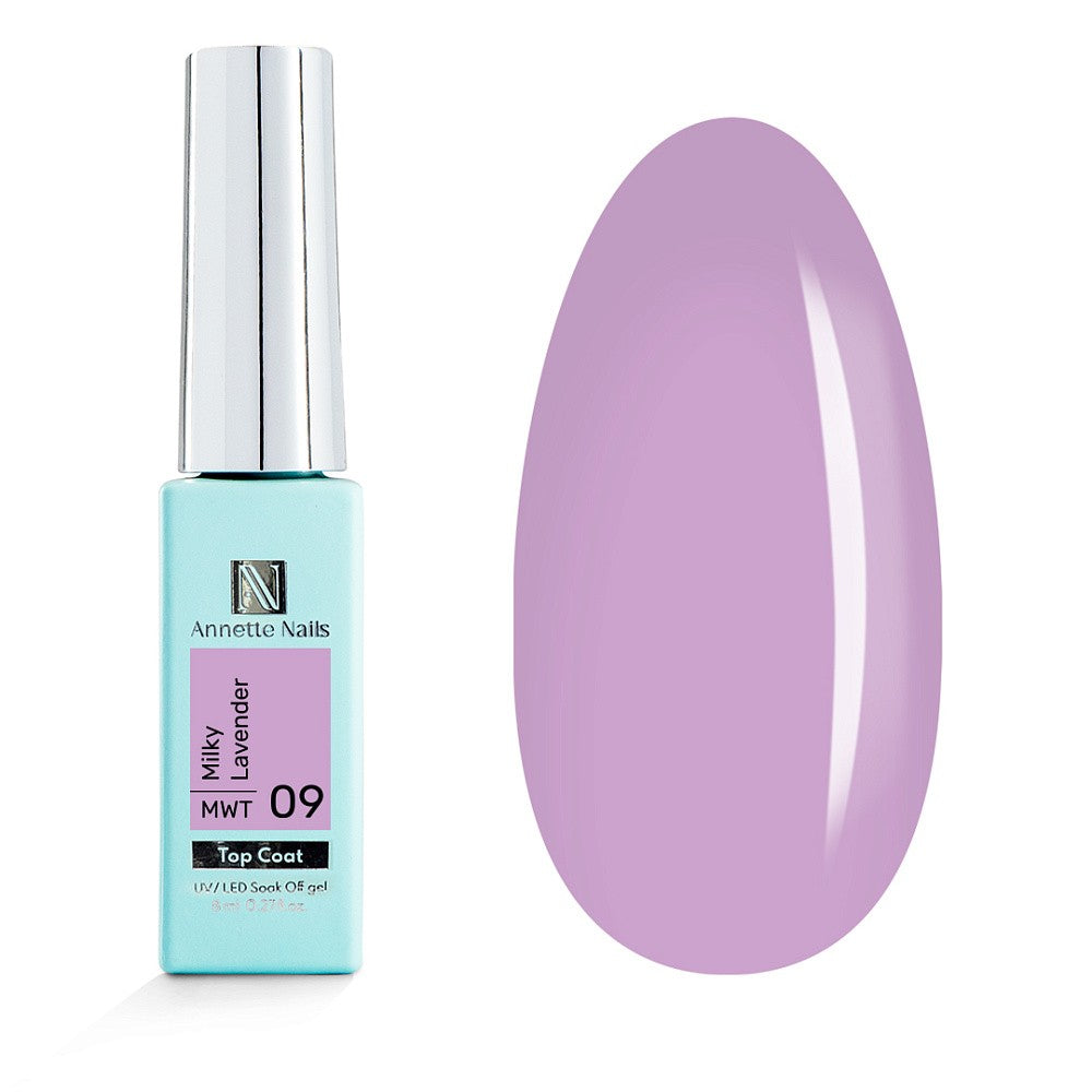 ANNETTE NAILS Top coat Milky Lavender MWT-9 8ml