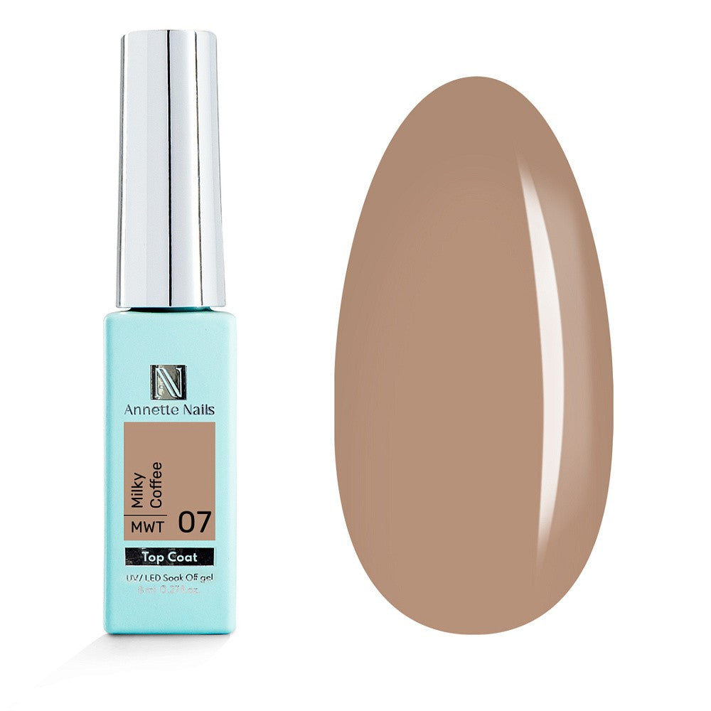 ANNETTE NAILS Top coat Milky Coffee MWT-7 8ml