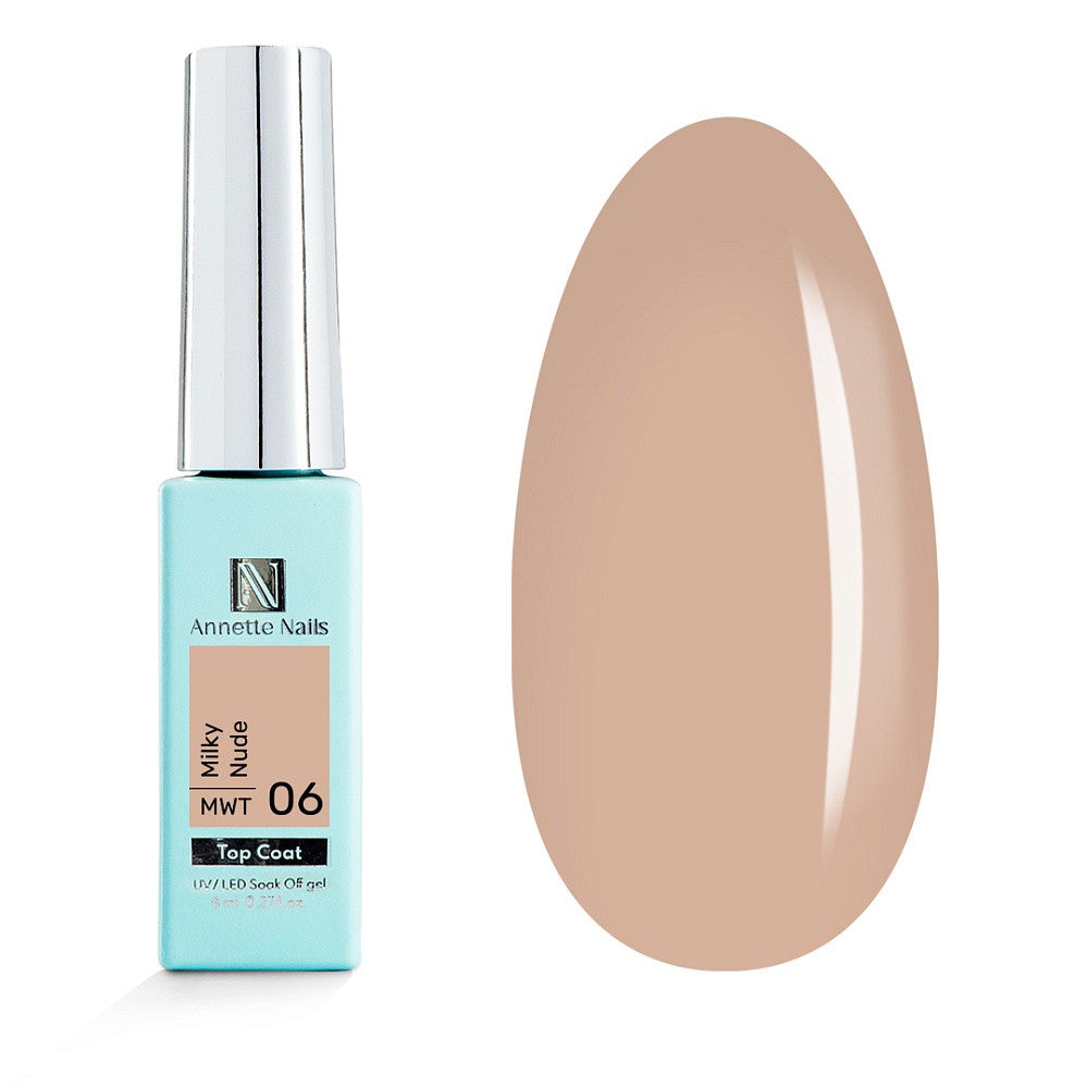 ANNETTE NAILS Top coat Milky Nude MWT-6 8ml