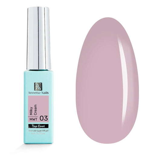 ANNETTE NAILS Top coat Milky Cream MWT-3 8ml