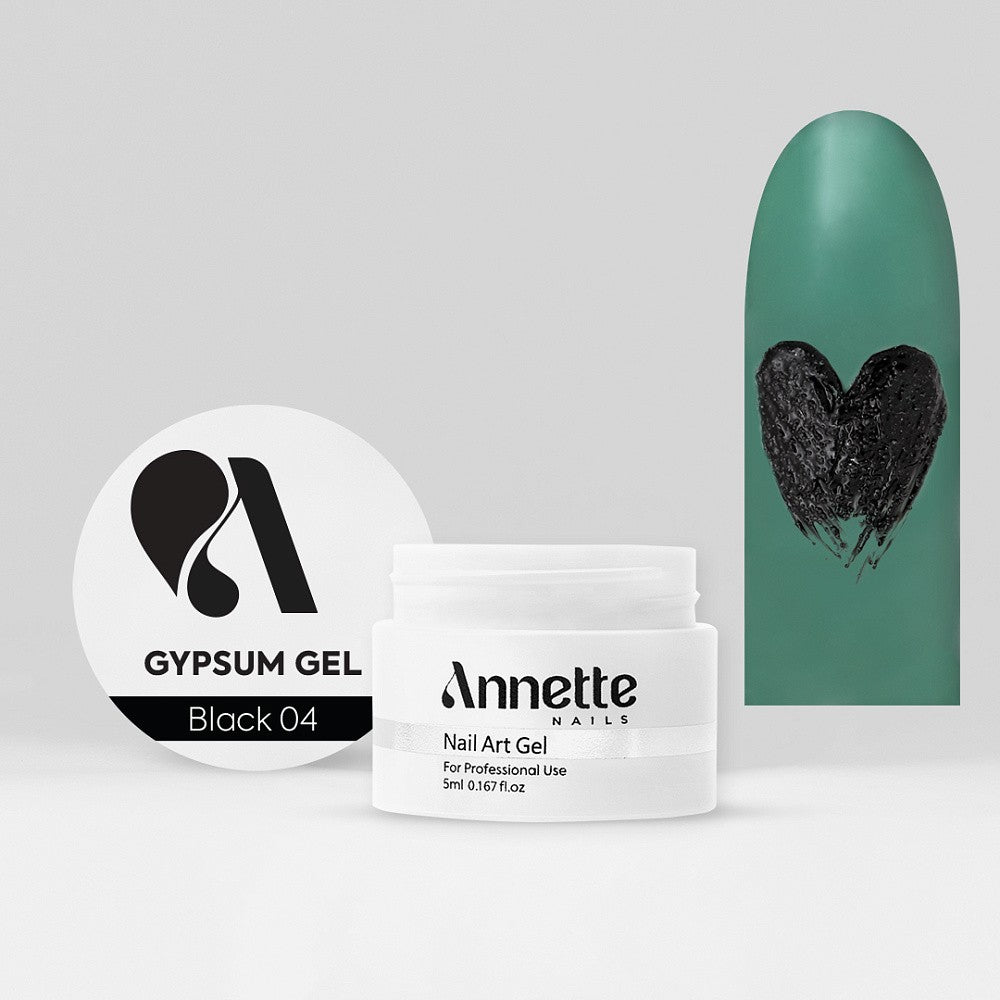 ANNETTE NAILS Gypsum Gel Black 04 5ml