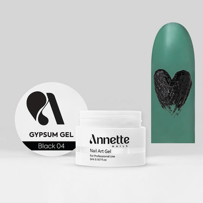 ANNETTE NAILS Gypsum Gel Black 04 5ml