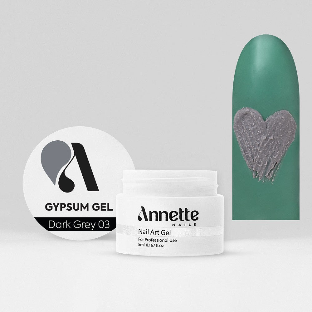 ANNETTE NAILS Gypsum Gel Dark Grey 03 5ml