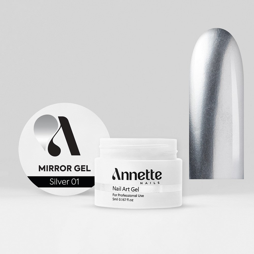 ANNETTE NAILS Mirror Gel Silver 5ml