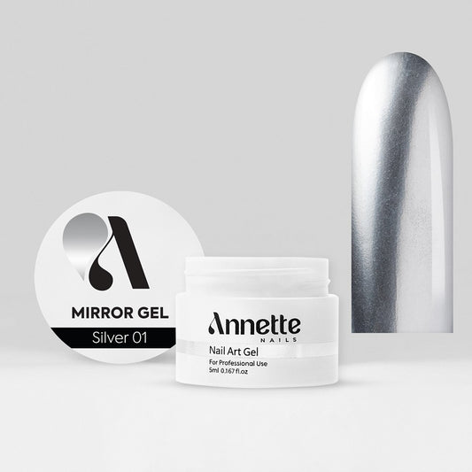 ANNETTE NAILS Mirror Gel Silver 5ml