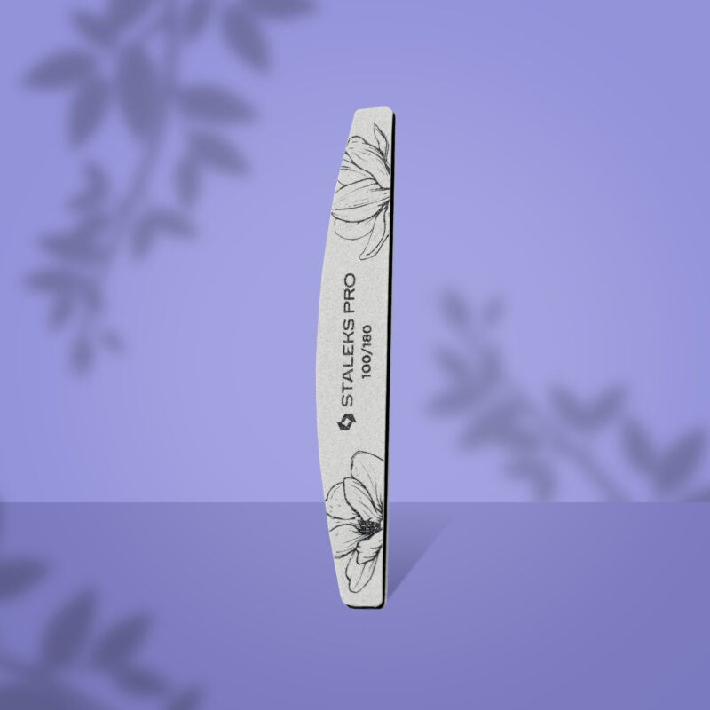 STALEKS Crescent mineral nail file EXPERT 40 150/150 grit (25 pcs) NFE-40-150/150-25