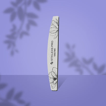 STALEKS Crescent mineral nail file EXPERT 40 150/150 grit (25 pcs) NFE-40-150/150-25